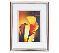 Hama Wood Frame Munich Picture Frame Poster Photo Portrait Wall Silver Glass