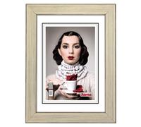 Hama Wooden Frame Pesaro 20x30cm with Mat 13x18cm Portrait Picture Frame