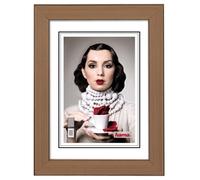 Hama Wooden Frame Pesaro 20x30cm with Mat 13x18cm Portrait Picture Frame