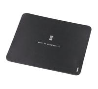 Hama Work in Progress 54795 Mouse Mat Grey (W x H x D) 220 x 1 x 180 mm Black