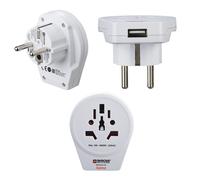 Hama World to Europe USB power plug adapter Universal White