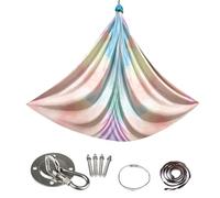 Hamaca de yoga aérea - Yoga trapezo: increases the fuerza, the flexibilidad y el balance. Arnés profesional de yoga aéreo para terapia de fitness | Ultra-resistant trapeze antigravedad, ideal par