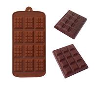 Hamaio Silicone Mould, Silicone Chocolate Moulds, Chocolate Bar Mould, Break-Apart Chocolate, for Chocolate, Cake, Jelly, Pudding, Non Stick Silicone Mould for Baking