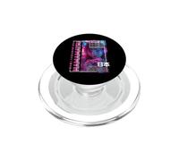 Hamamatsu City 80s Synthwave E-Girl Japan Hamamatsu PopSockets PopGrip for MagSafe
