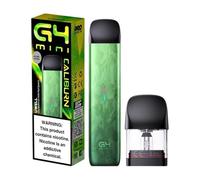 Haman Caliburn G4 Mini Pod Kit, 35W Output Power, 2ml Refillable Pod, 1100mAh USB-C Charging Battery, Button-Free Design, Compatible with Caliburn G3 Pods, Nicotine Free (Paddy Green)