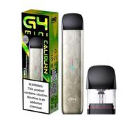 Haman Caliburn G4 Mini Pod Kit, 35W Output Power, 2ml Refillable Pod, 1100mAh USB-C Charging Battery, Button-Free Design, Compatible with Caliburn G3 Pods, Nicotine Free (Champagne Gold)