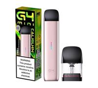 Haman Caliburn G4 Mini Pod Kit, 35W Output Power, 2ml Refillable Pod, 1100mAh USB-C Charging Battery, Button-Free Design, Compatible with Caliburn G3 Pods, Nicotine Free (Bright Pink)