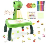 Haman Dinosaur Drawing Projector Table for Kids, 24 Kinds of Pattern, Home and School Party Drawing Set for Kids Ages 3 4 5 6 7 8+ Years, Dino Gift for Boys and Girls on Birthdays, Christmas