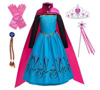 Hamanasu Girls Princess Costume Princess Dress up for Kids Girls Fancy Dress With Accessories World Book Day Birthday Christmas Cosplay Halloween outfit BB02 140