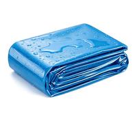 Hamankim Blue Pond Liner 3x4m 4x5m 5x5m 6x8m, Flexible Resistant Ponds Underlay Membrane, Impermeable Sealing Film for Indoor Outdoor Koi Fish Ponds Water Features(6x10m(19.7x32.8ft))