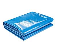 Hamankim Blue Waterproof Pond Liner | Flexible Resistant Fish Ponds Underlay Membrane | Impermeable Sealing Film for Garden, Fountains, Waterscape 5x5m 6x6m 7x8m 7x12m 10x15m(6x7m(19.7x23ft))