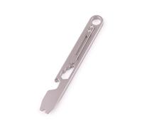 Hamans EDC Pry Bar Bottle Opener Titanium EDC Pry Bar Gear 10-in-1 Mutitool with Clip CM Unit Scale Wrench