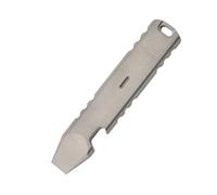 Hamans Titanium EDC Pry Bar Bottle Opener Wrench Anti-Slip Crowbar with Hole Portable EDC Tool