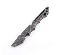 Hamans Titanium Pry Bar EDC Multi Tool with Bottle Opener Box Opener Clip Function (Multicolor)