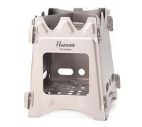 Hamans Titanium Wood Burning StoveTitanium Portable Backpacking Stove for Outdoor Camping Picnic BBQ (Small)