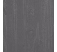 HAMAR Honey Brown Solid Pine Wood Wardrobe, 89x50x180 Cm with Wooden Handles, Organizing Clothes Cabinet with Top and Bottom Compartments for Home Decor (Light Grey)