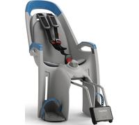 Hamax Amaze Child Bike Seat With Lockable Bracket, Light Grey/Petrol Blue/Light Grey