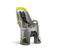 Hamax Amaze Child Bike Seat With Carrier Adapter - Light Grey/Lime One Size