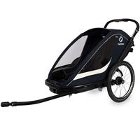 Hamax Breeze Twin Child Bike Trailer - Navy/Cream
