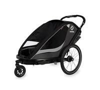 Hamax Cocoon Twin Child Bike Trailer - Grey/Black
