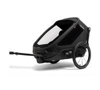 Hamax Outback Next Twin Bicycle Trailer in Black one size