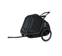 Hamax Pluto Dog Trailer - Navy - Large, Ideal for e-bike use
