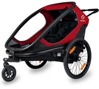 Hamax Outback Twin Child Bike Trailer - Red Twin