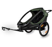 HAMAX OUTBACK TWIN CHILD BIKE TRAILER GREEN/BLACK