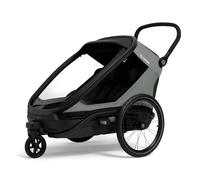 Hamax Outback Next Twin Bicycle Trailer in Green one size