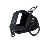 Hamax Pluto Dog Trailer - Navy - Large, Ideal for e-bike use