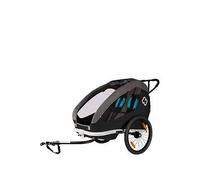 Hamax Traveller Twin Child Bike Trailer - Black Twin