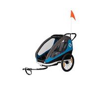 Hamax Traveller Twin Child Trailer - Blue/Grey