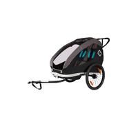 HAMAX TRAVELLER TWIN CHILD BIKE TRAILER PETROL BLACK/GREY