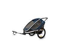 Hamax Traveller Twin Child Trailer - Blue/Grey
