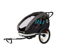 Hamax Traveller Twin Child Lightweight Bike Trailer Black / Grey