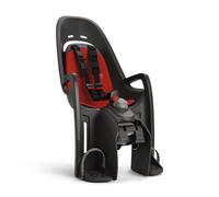 HAMAX ZENITH RELAX CHILD BIKE SEAT W/CARRIER ADAPTER (1-PACK) GREY W/RED PADDING