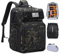 HAMBOLY Professional Camera Backpack, Waterproof Tactical Photography Bag for DSLR/SLR/Mirrorless Camera with Tripod Holder & Rain Cover, 15.6 Inch Professional Photographer Backpack Case