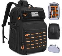 HAMBOLY Professional Camera Backpack, Waterproof Tactical Photography Bag for DSLR/SLR/Mirrorless Camera with Tripod Holder & Rain Cover, 15.6 Inch Professional Photographer Backpack Case