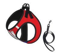 Hamburg Flag Dog Harness - Breathable, Reflective, And Adjustable Pet Vest, Suitable For Small Cats And Dogs