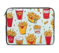 Hamburg French Fries Beverage Laptop Sleeve Bag Protective Laptop Carrying Case Cover for 10/12/13/15/17 Inch