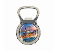Hamburg Germany Fridge Magnet Bottle Opener Tourist Souvenir Gift Collection Refrigerator Magnetic Sticker