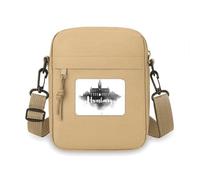 Hamburg Germany Landmark Ink City Painitng Crossbody Bag Cell Phone Purses Handbag Shoulder Mini Bag