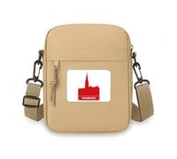 Hamburg Germany Red Landmark Crossbody Bag Cell Phone Purses Handbag Shoulder Mini Bag