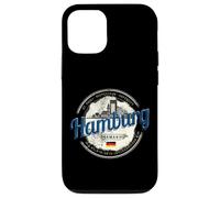 Hamburg Skyline Germany Vintage Souvenir Case for iPhone 12/12 Pro
