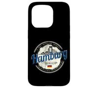 Hamburg Skyline Germany Vintage Souvenir Case for iPhone 15 Pro