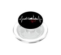 Hamburg Skyline Heartbeat Germany Lover I Love Hamburg PopSockets PopGrip for MagSafe
