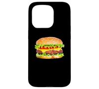 Hamburger Burger Food Pastry Cheeseburger Barbecue Grill Case for iPhone 15 Pro
