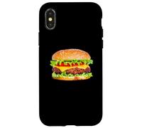Hamburger Burger Food Pastry Cheeseburger Barbecue Grill Case for iPhone X/XS