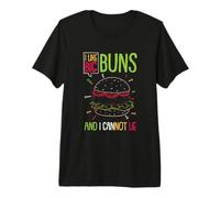 Hamburger I Like Big Buns and I Cannot Lie Funny Burger Premium T-Shirt