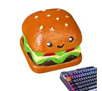 Hamburger Keyboard Keycaps - Cute Mechanical Keyboard, Resin Keycaps with 3D Handmade Design,Desk Setup Accessory, Custom Keycap, Novelty Desk Decor for Women Men Typing Computer